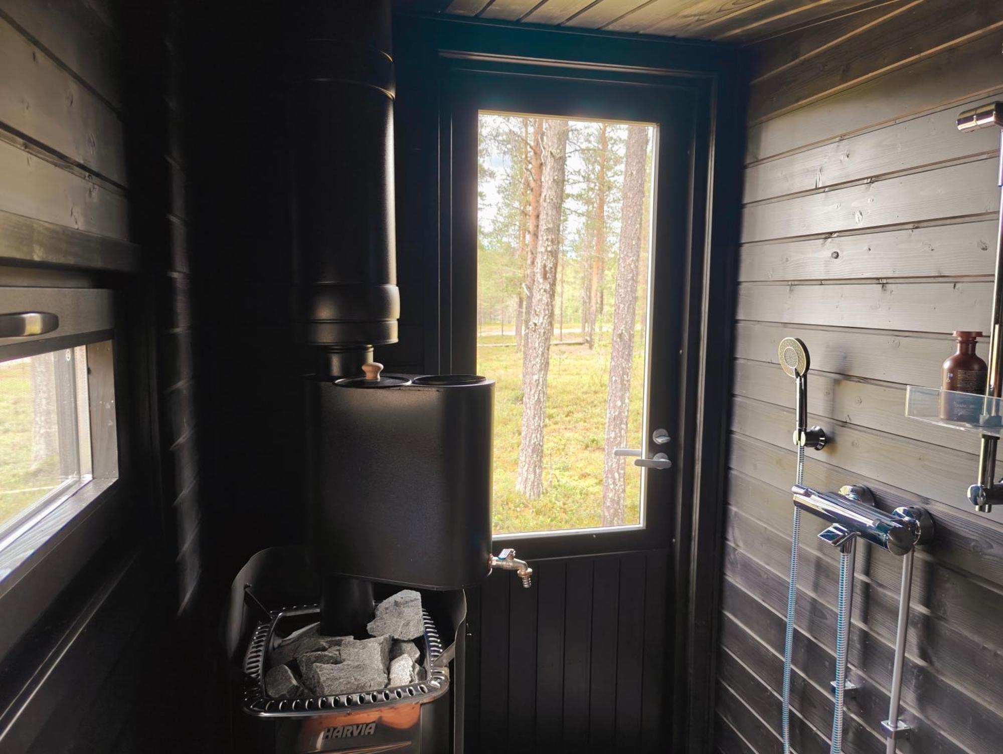 Lapland Riverside, Landscape Cabin, Kuukkeli 6, Yllaes, Tiny Home With Sauna, Fireplace, Terrace, Bbq, Wifi, Ski, Fishing, Pets Ok Äkäslompolo Exterior foto